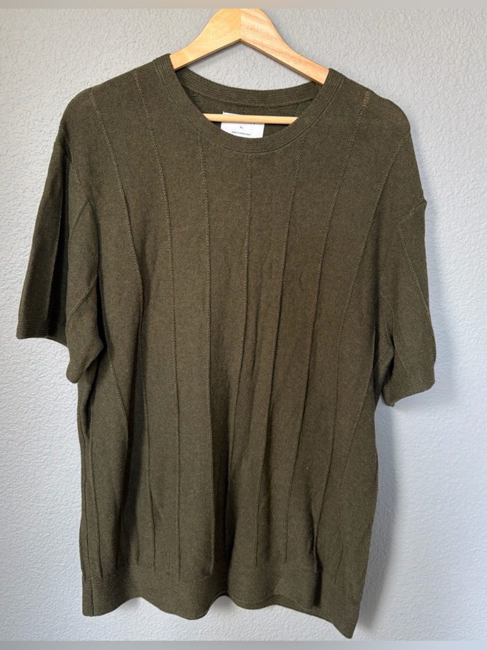 Old Navy Olive Short-Sleeve Knit Tee